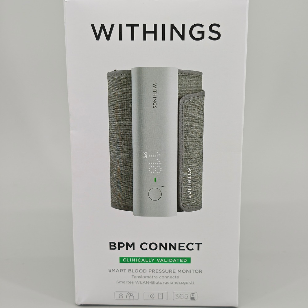 Withings BPM Connect Smart Blood Pressure Monitor Wi-Fi Bluetooth WPM05 White - Picture 2 of 8